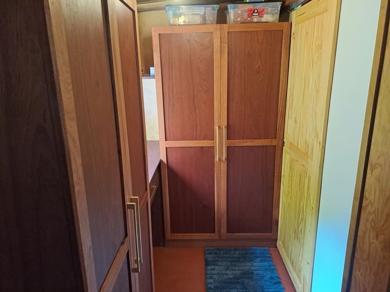 Mahogany cabinets